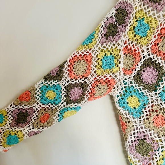 Vintage Crochet Cardigan - Picture 3 of 4